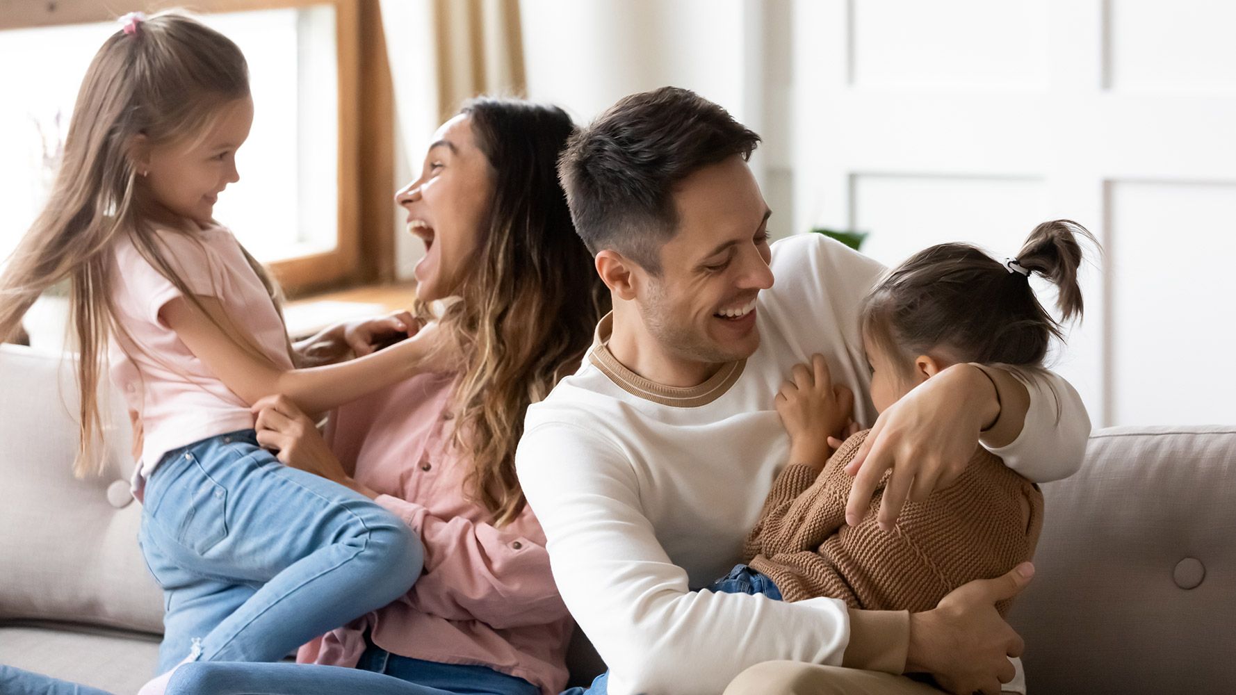 Glückliche Familie